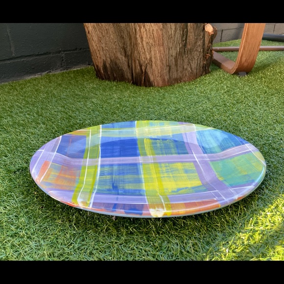 “Square Me” Pastel Decorative Serving Platter - Picture 3 of 5